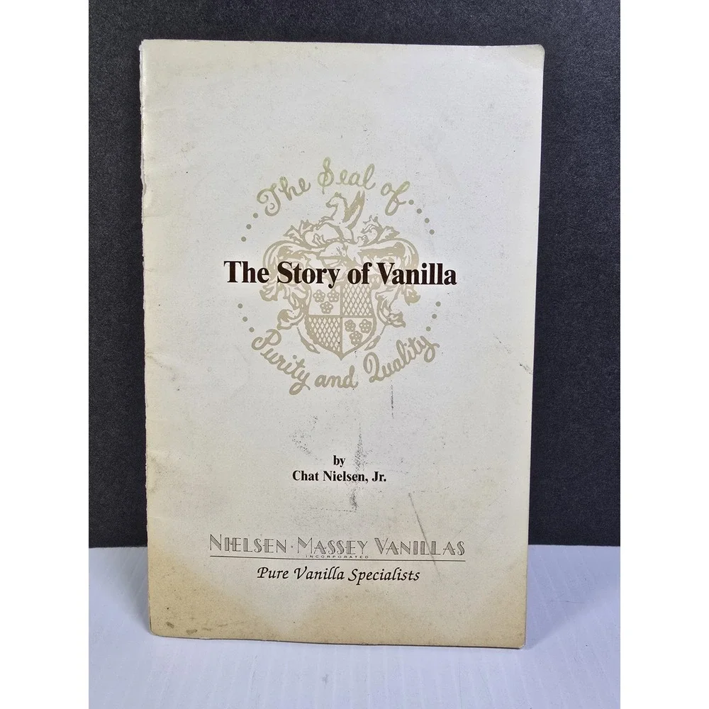 The Story of Vanilla, Educational Paperback Book By Chat Nielsen Jr. With Photos